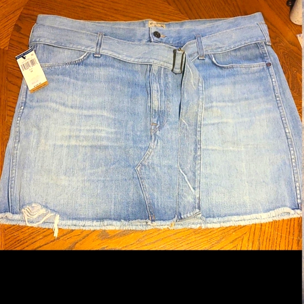 Polo by Ralph Lauren Light Blue Denim Mini Skirt